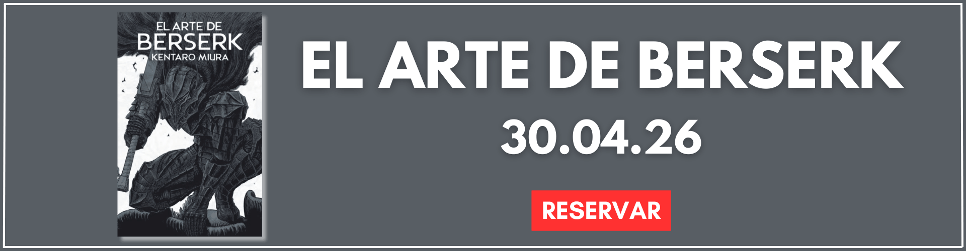 Image alt que promociona el libro de arte de Berserk